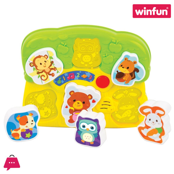 Winfun Lights N Sounds Animal Puzzle - 0771-01