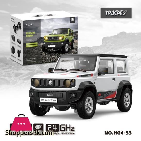 1:16 Suzuki Jimny Hg453 Simulation Model Lights Horn Smoke Rc Car Full Scale Off-Road Climbing RC Car No.HG4-53