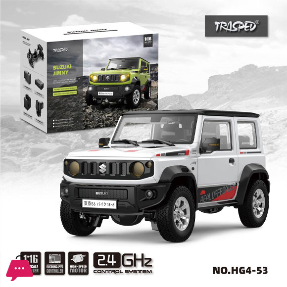 1:16 Suzuki Jimny Hg453 Simulation Model Lights Horn Smoke Rc Car Full Scale Off-Road Climbing RC Car No.HG4-53