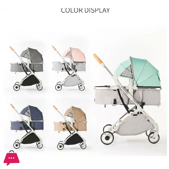 2 in 1 Multi-functional Stroller Pram Baby Stroller Luxury Baby Stroller