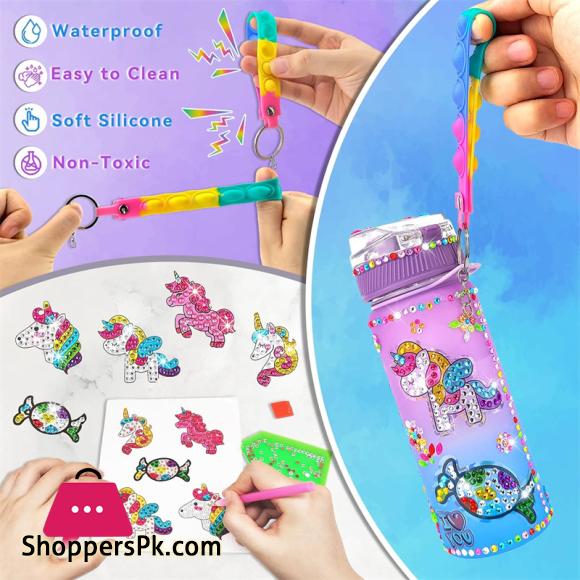 Decorate Your Own Water Bottle Kits for Girls DIY Arts and Crafts