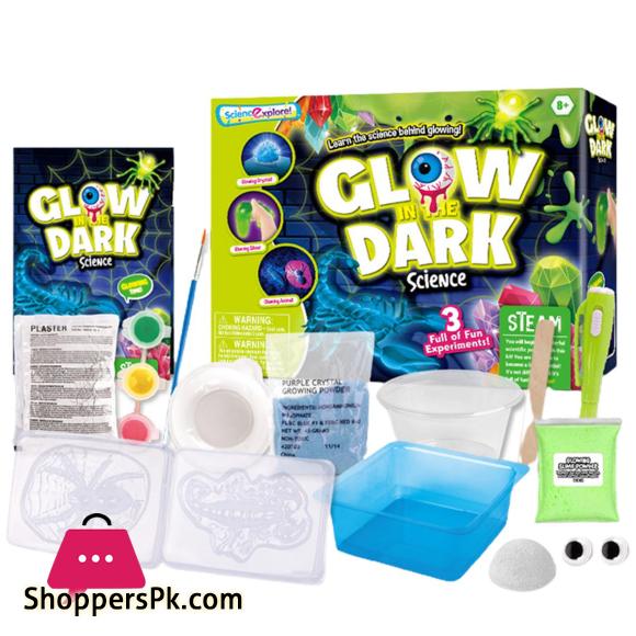Glow in the Dark Plastic Luminous Crystal Experiment