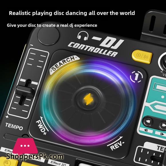 Multifunctional Simulation DJ Player Controller Electronic DJ Mixer Organ Musical Instruments with Microphones