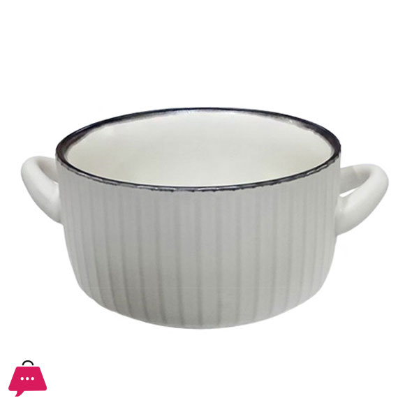 Ceramic Dish With Handle 550ML TXP-109
