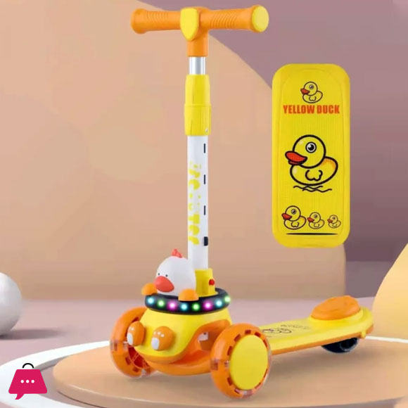 Kids Scotty Supper Fiber Material 3 Wheel Kicking Scooter