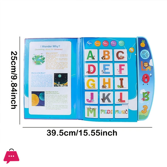 Learning Audio English Spelling & Alphabet Learning Educational Book