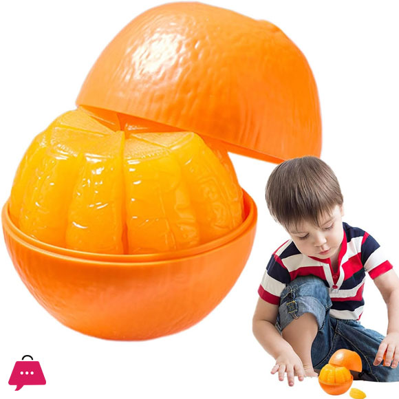 Orange Shape Funny Puzzle, Stress Relief Funny Puzzle, Educational Toy Toddler, Smooth Jigsaw for Learning
