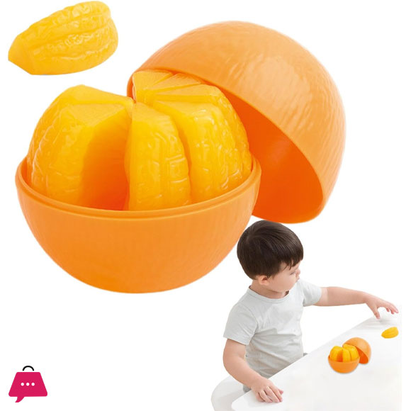 Orange Shape Funny Puzzle, Stress Relief Funny Puzzle, Educational Toy Toddler, Smooth Jigsaw for Learning