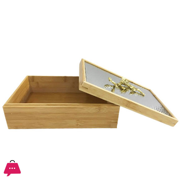Orchid Wooden Serving Box WB735