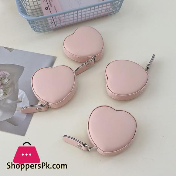 1PC Cute Heart Shape Measure Tape Flexible Ruler Cloth Ruler