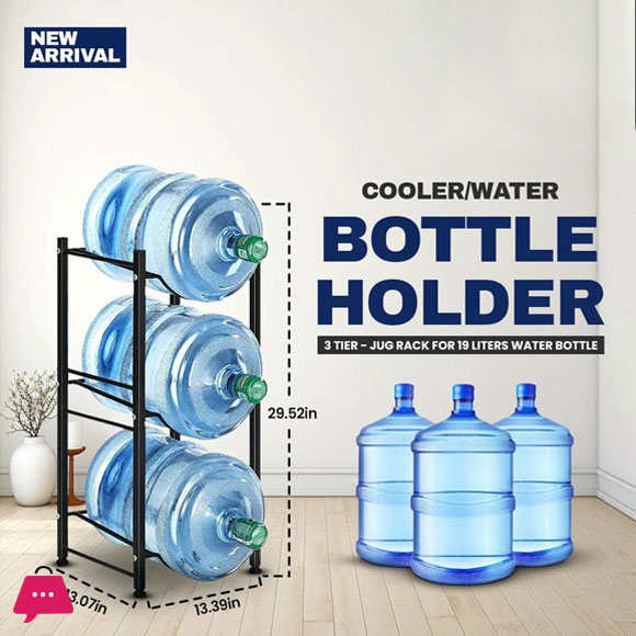 Shopino 3 Gallon Water Bottle Holder Heavy Duty Water Bottle Rack