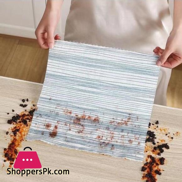 40Pcs Kitchen Roll Lazy Dishcloth Rag Reusable Cleaning Cloths Strong Absorbent Thicken Multi-purpose Non-woven Towel