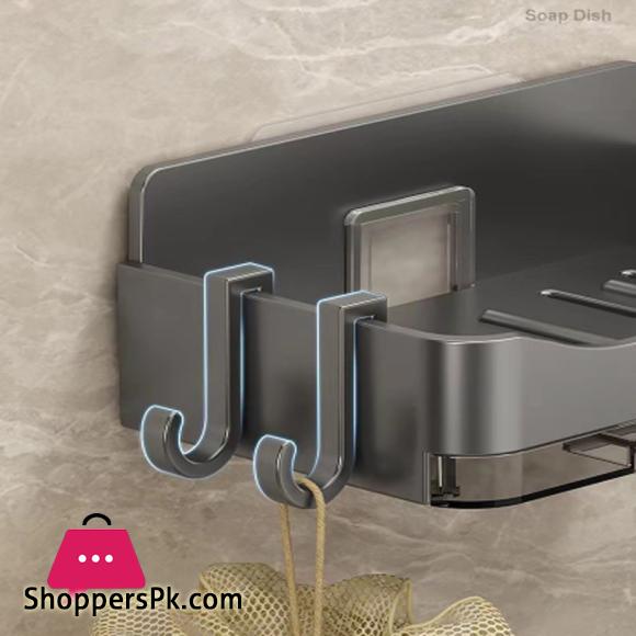 Bathroom Soap Holder Free-Punching Wall Mounted Soap Sponge Holder