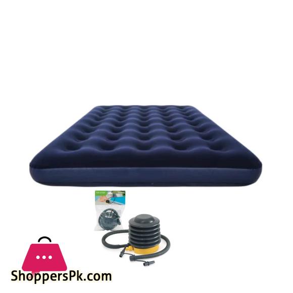 Bestway - Inflatable Mattress With Manual Pump 75 inchx54 inchx8.75 inch - 67002