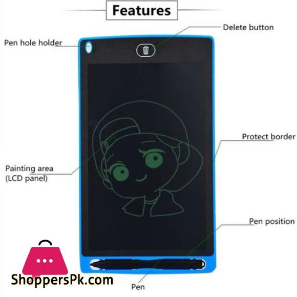 Colorful Kids 12 Inch Inch LCD Writing Tablet for Easy Drawing & Writing