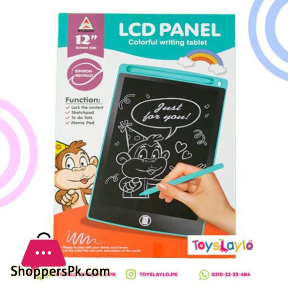 Colorful Kids 12 Inch Inch LCD Writing Tablet for Easy Drawing & Writing