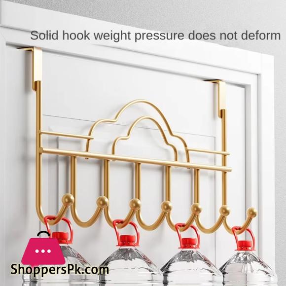 Door Hooks No Punch Needed Extendable Hanging Organizer for Towels