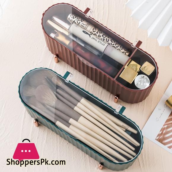 Dustproof Cosmetic Cotton Storage Box with Cover