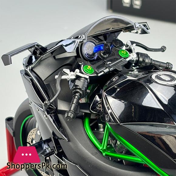 Kawasaki Ninja 500 H2R Die Cast Spray 1:6 Racing Motorcycle with Light Sound