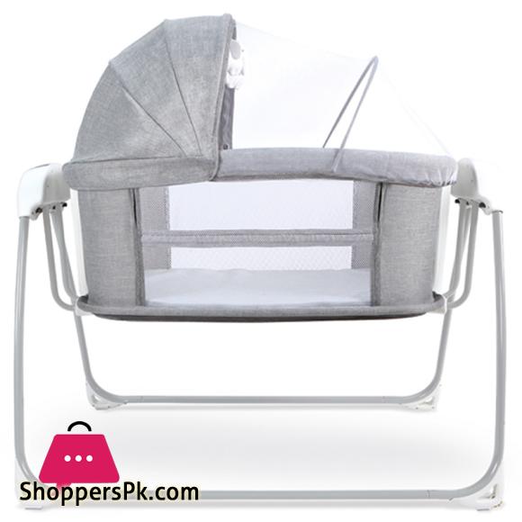 Mastela Deluxe 4 in 1 Bassinet Cradle Swing & Bedside Sleeper for Birth to 36 Month Kids