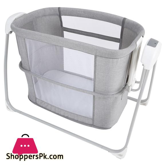 Mastela Deluxe 4 in 1 Bassinet Cradle Swing & Bedside Sleeper for Birth to 36 Month Kids