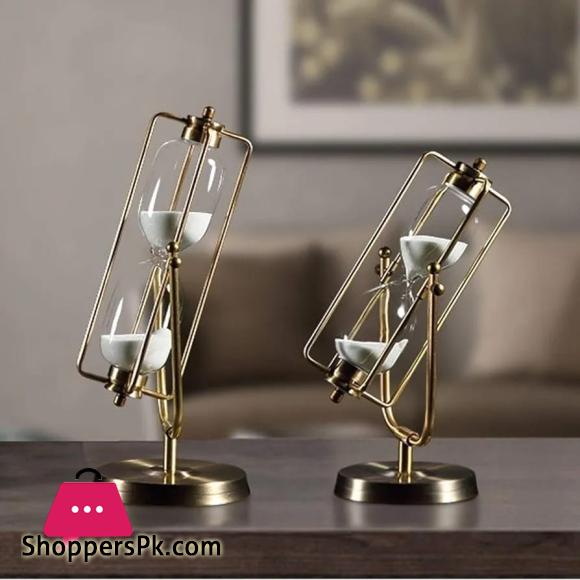 Rotating Metal Glass Timer Ornament 15-20 minutes Time approximately