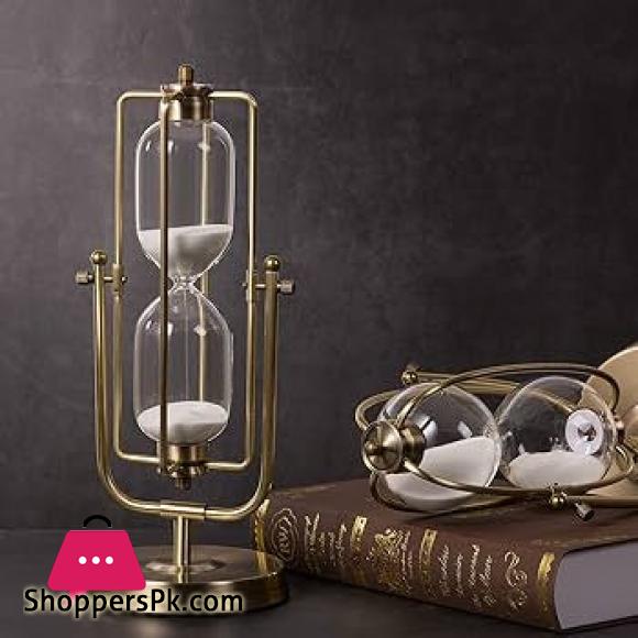 Rotating Metal Glass Timer Ornament 15-20 minutes Time approximately