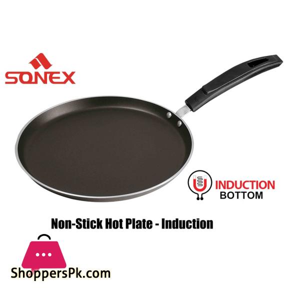 Sonex Induction Galaxy Hot Plate Non stick Inner or Outer Marble Coating - 29cm