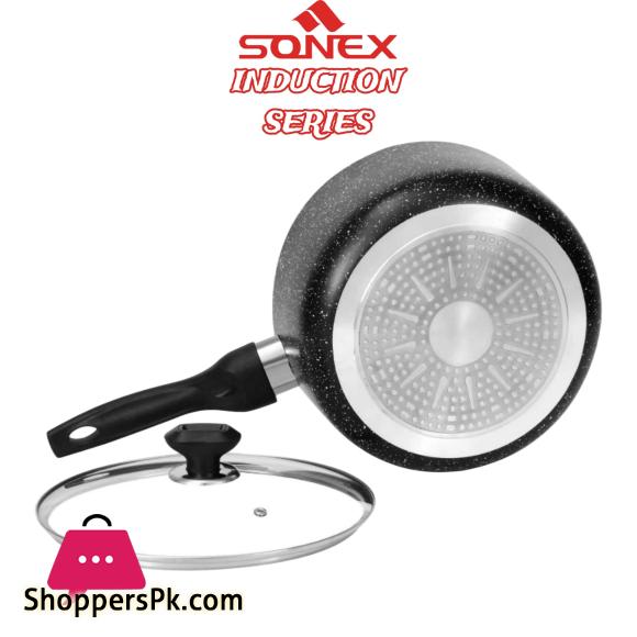 Sonex Induction Galaxy Sauce pan Non stick Inner or Outer Marble Coating 20CM