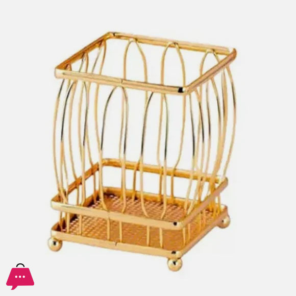 Spoon Holder Gold Square