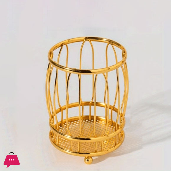 Spoon Holder Gold Square