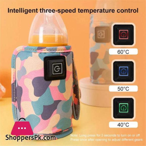 USB Milk Water Warmer Travel Stroller Insulated Bag Baby Nursing Bottle Heater