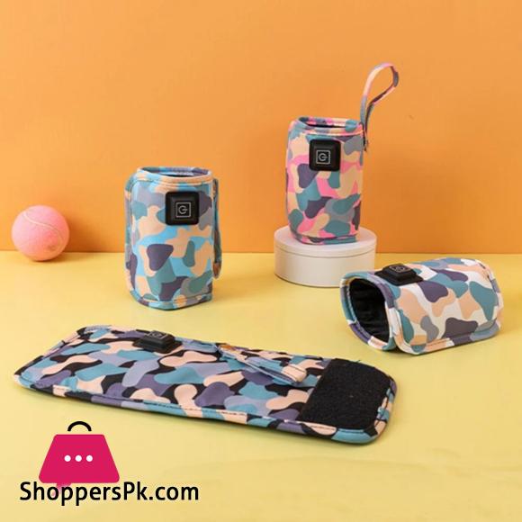 USB Milk Water Warmer Travel Stroller Insulated Bag Baby Nursing Bottle Heater
