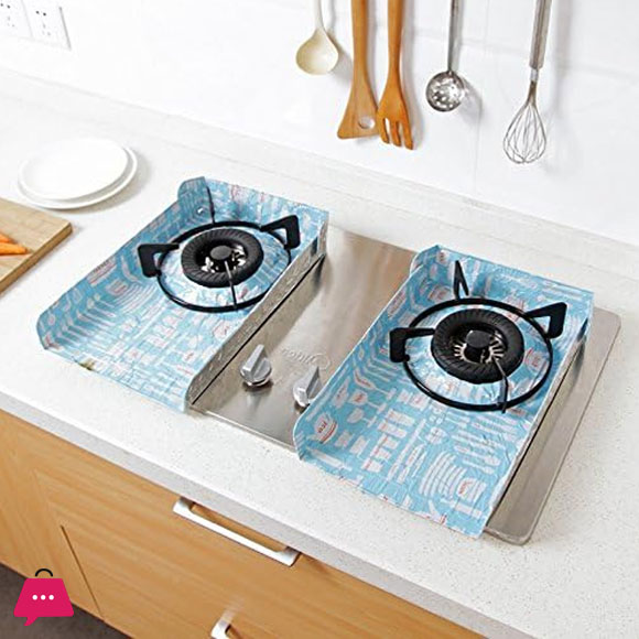 Aluminum Square Foil Gas Stove Liners 1 Pieces