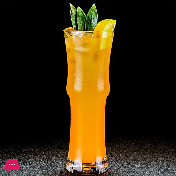 Bamboo Shape Collins Glass Water Glass Juice Glasses - 460ml