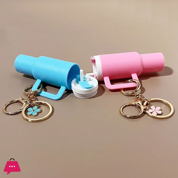 Mini Cup Keychain for Water Bottle Tumbler Cup Decoration