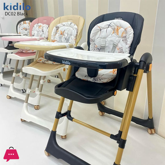 Kidilo 2 in 1 High Chair & Swing - DC02