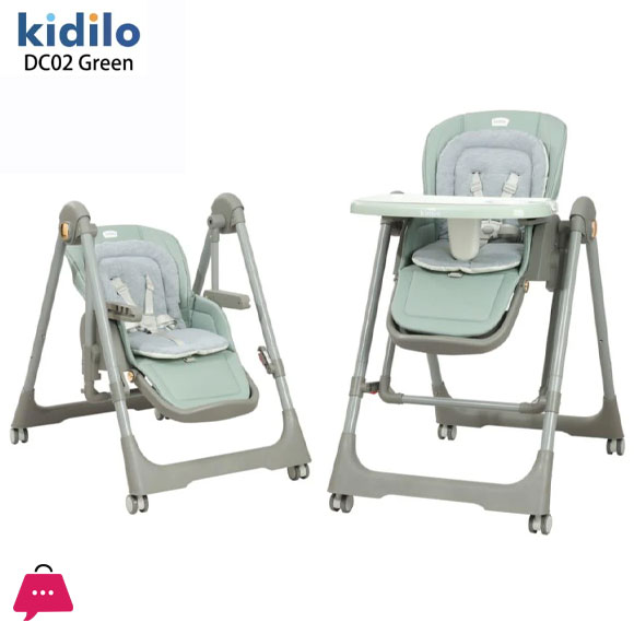 Kidilo 2 in 1 High Chair & Swing - DC02