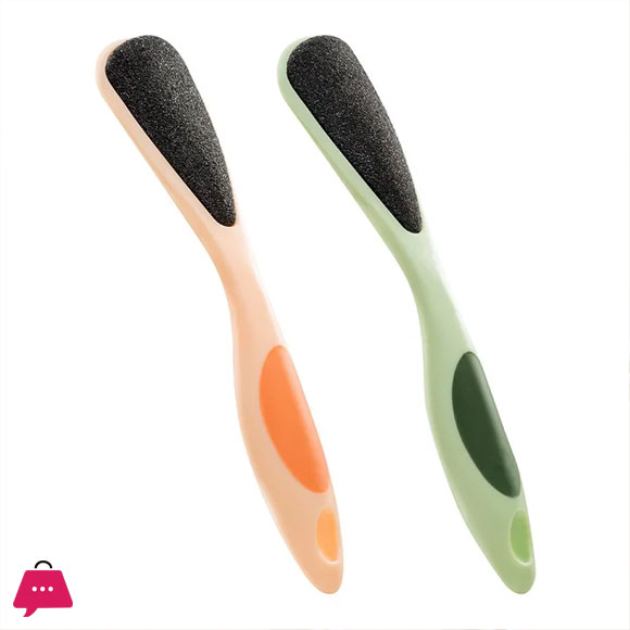 Long Handle Exfoliating Foot Scrubber Foot Cleaner Bathroom SPA Remove Dead Skin Foot Care