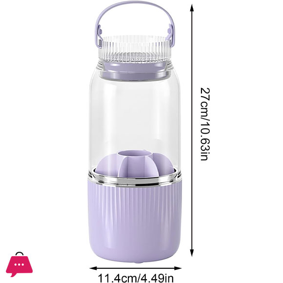 Makeup Brush Holder Rotatable Makeup Brush Storage Bucket Easy to Clean Dust-proof