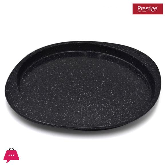 Prestige Granite 30cm Pizza Pan Ideal for Cooking Baking and Grilling - PR48751