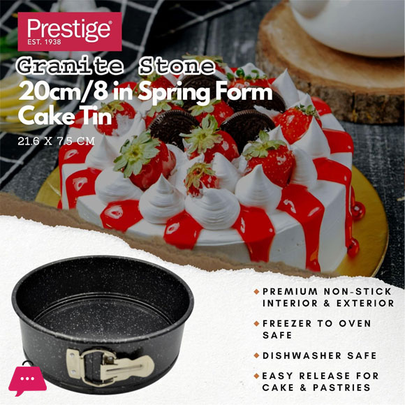 Prestige Granite Stone Spring Form Cake Tin - 20cm/8 inch