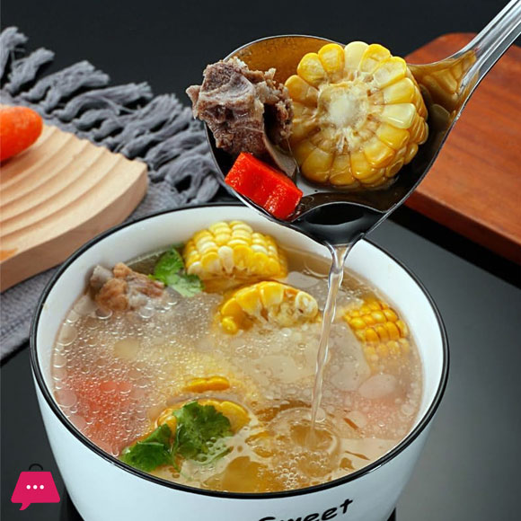 Stainless Steel Oil Separation Spoon 1-Pcs