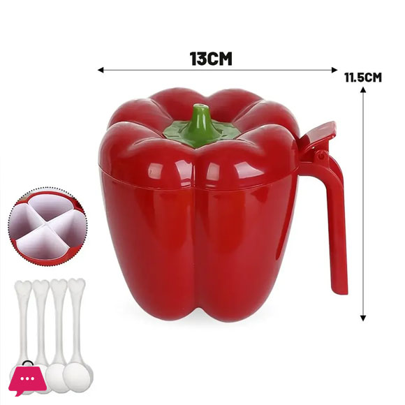 1Pc Plastic Creative Seasoning Jar Container Spice Jar