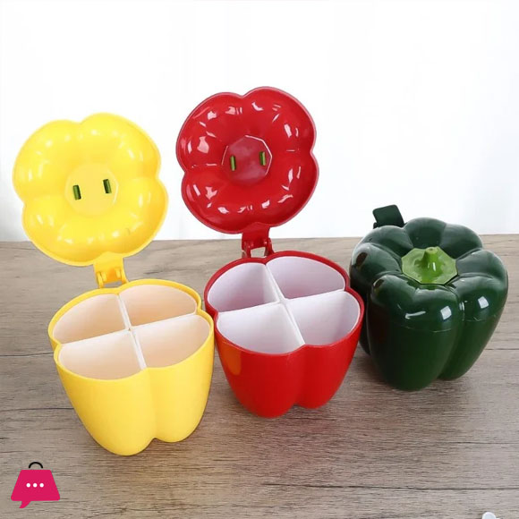 1Pc Plastic Creative Seasoning Jar Container Spice Jar