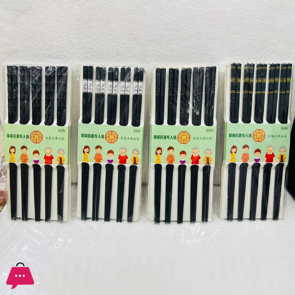 10 Pairs Chinese Chopsticks Sushi Sticks Reusable Chopsticks