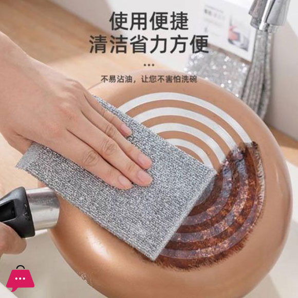 5pcs Multipurpose Wire Dishwashing Cloths for Wet and Dry Cleaning