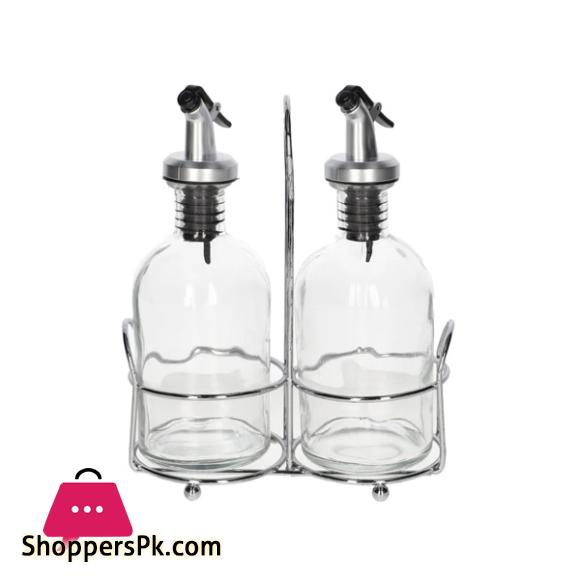 Danny Home Glass Oil Bottle Set of 3 Pcs 260ml