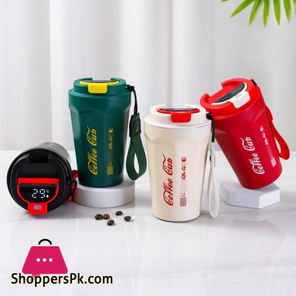Double-Layer Intelligent Temperature Car Mug Hot-Cold 390ML