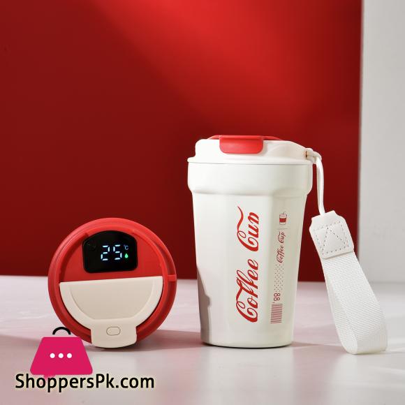 Double-Layer Intelligent Temperature Car Mug Hot-Cold 390ML